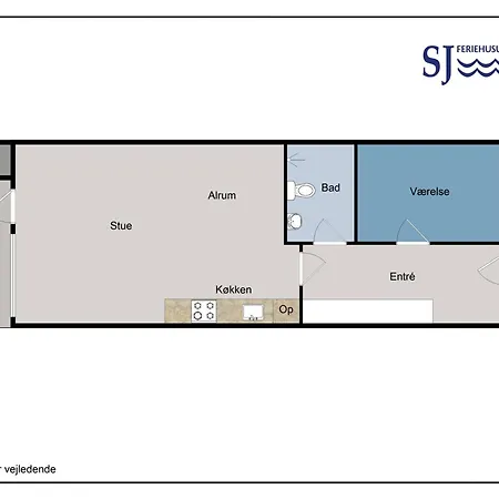 Stueplans Med Plads Til 4 Sj3124 아파트 헨느스트랜드